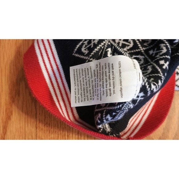 Tommy Hilfiger Anchor Print V Neck Sweater White Navy Red Long Sleeve Men's XL - Picture 6 of 7